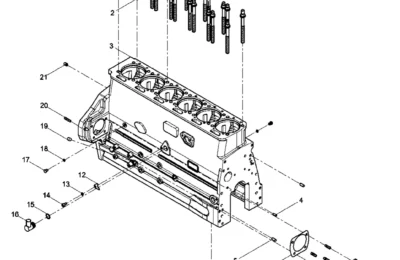 Блок двигателя Baudouin 6M11