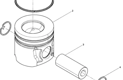 Цилиндр сборка двигателя Baudouin 4M11