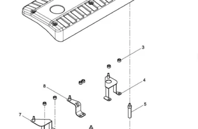 Экранирующая звук крышка двигателя Baudouin 6M11