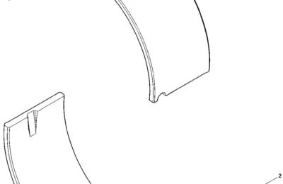 Главный подшипник двигателя Baudouin 6M11