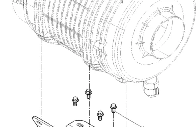 Группа воздушного фильтра двигателя Baudouin 6M16