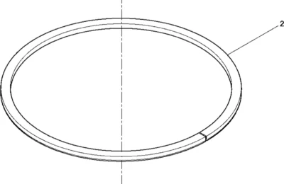 Кольца цилиндра двигателя Baudouin 4M06G22