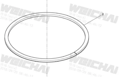 Кольца цилиндра двигателя Baudouin 4M06G33