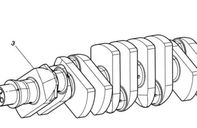 Коленчатый вал двигателя Baudouin 6M11