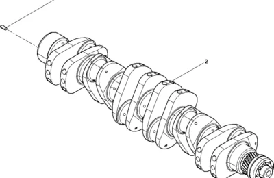 Коленчатый вал двигателя Baudouin 6M16