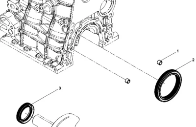 Коренной сальник двигателя Baudouin 4M06G22