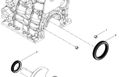 Коренной сальник двигателя Baudouin 4M06G17