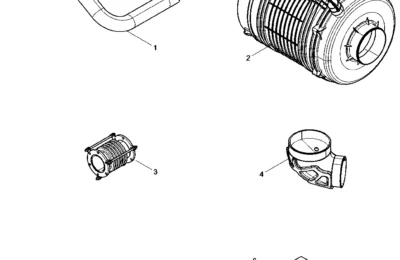 Коробка запчастей двигателя Baudouin 6M16