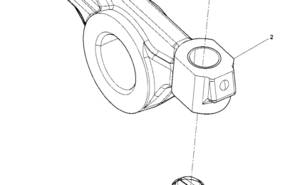 Коромысло двигателя Baudouin 3M10