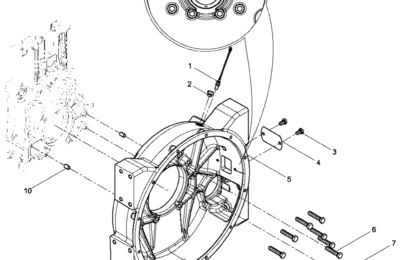 Корпус маховика двигателя Baudouin 6M16