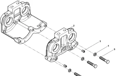 Корпус механизма балансировки второго порядка двигателя Baudouin 4M11