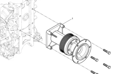 Крепеж вентилятора двигателя Baudouin 6M21