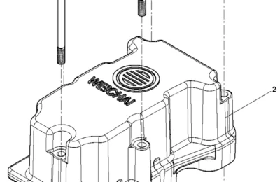 Крышка Головки цилиндра двигателя Baudouin 6M21