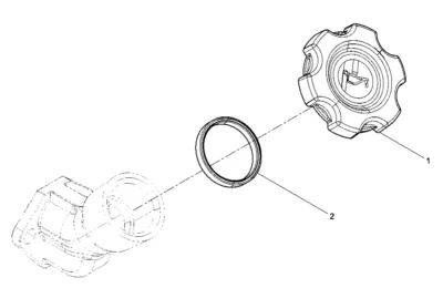 Крышка маслозаливной горловины двигателя Baudouin 4M06G17