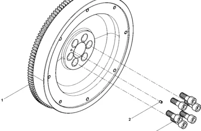 Маховик двигателя Baudouin 4M11