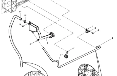 Масляно-газовый сеператор двигателя Baudouin 6M16