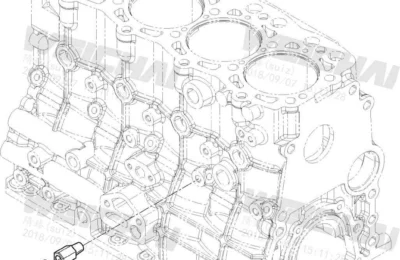 Масляные трубки Топливный насос высокого давления двигателя Baudouin 4M06G50