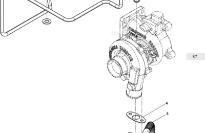 Масляные трубки Турбонагнетателя двигателя Baudouin 4M06G33