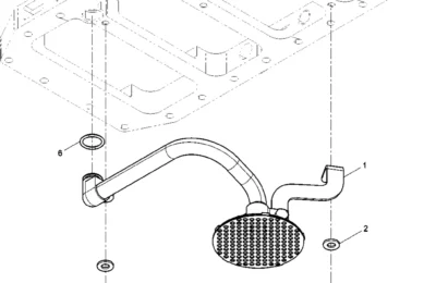 Масляный фильтр двигателя Baudouin 4M06G17