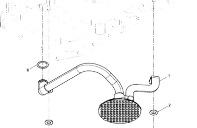 Масляный фильтр двигателя Baudouin 4M06G22