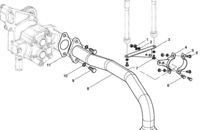 Масляный фильтр двигателя Baudouin 6M16