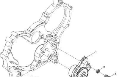 Масляный насос двигателя Baudouin 4M06G44