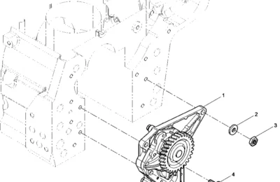 Масляный насос двигателя Baudouin 6M11