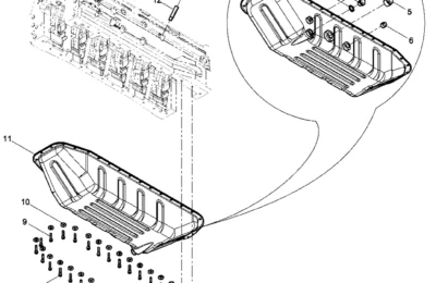 Масляный поддон двигателя Baudouin 6M11