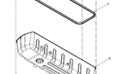 Масляный поддон двигателя Baudouin 6M16