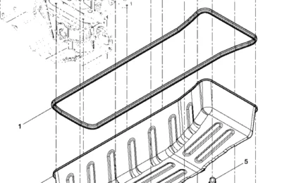 Масляный поддон двигателя Baudouin 6M21
