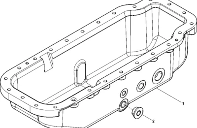 Масляный поддон набор двигателя Baudouin 4M11