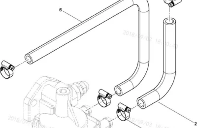 Масляный радиатор двигателя Baudouin 4M06G44