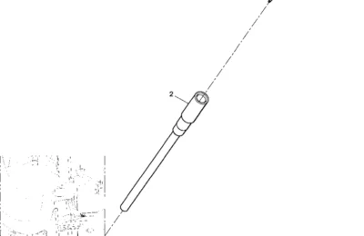 Масляный щуп двигателя Baudouin 6M21