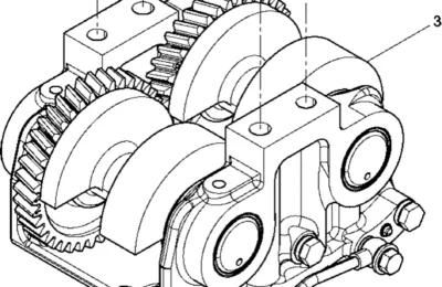 Механизм балансировки второго порядка двигателя Baudouin 4M11