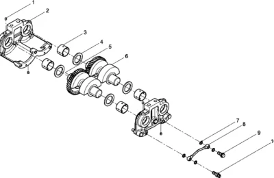 Механизм балансировки второго порядка сборка двигателя Baudouin 4M11
