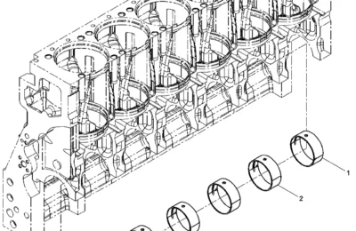 Набор главных подшипников двигателя Baudouin 6M11