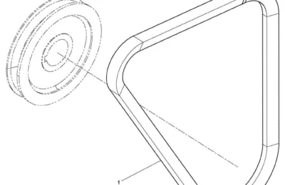 Натяжитель и ремень двигателя Baudouin 4M06G22