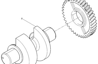 Приводной механизм двигателя Baudouin 4M11