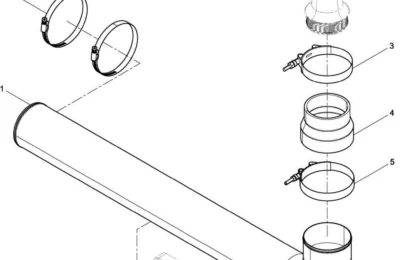 Промежуточный охладитель двигателя Baudouin 6M16
