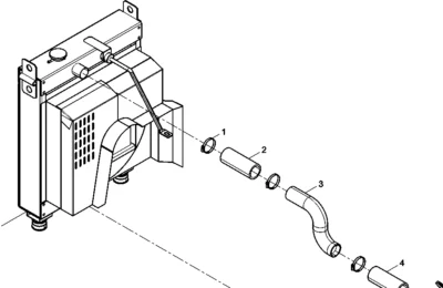 Радиатор двигателя Baudouin 3M10