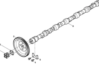 Распределительный вал двигателя Baudouin 6M11