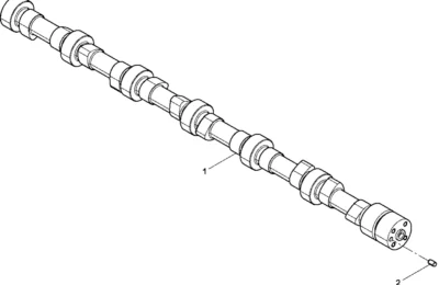 Распределительный вал в сборе двигателя Baudouin 6M16