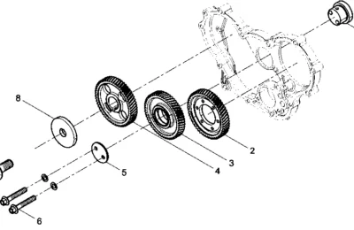 Редуктор двигателя Baudouin 4M06G22