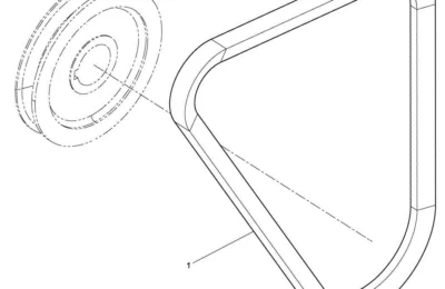 Ремень и натяжитель двигателя Baudouin 4M06G33