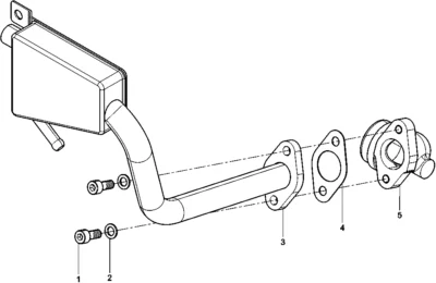 Сборка масляно-газового сеператора двигателя Baudouin 6M16