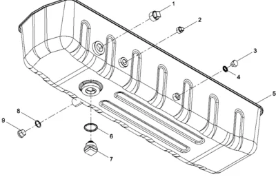 Сборка Масляный поддон двигателя Baudouin 6M16