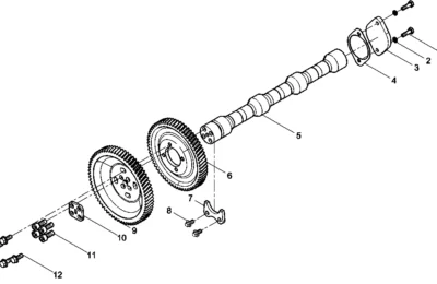 Сборка распределительного вала двигателя Baudouin 3M10