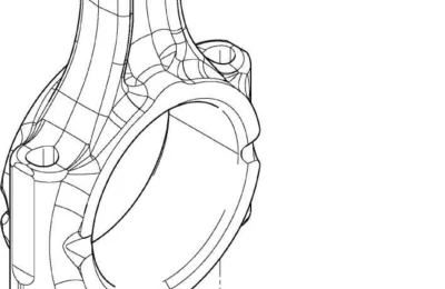 Сборка шатуна двигателя Baudouin 4M06G44