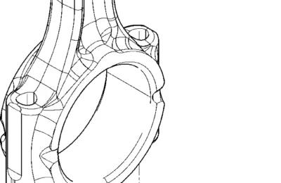 Сборка соединения шатуна двигателя Baudouin 4M06G22