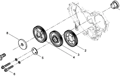 Шкив коленчатого вала двигателя Baudouin 4M06G50